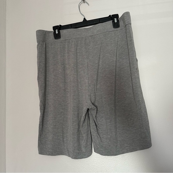 Cozy Earth Bamboo Stretch Knit Pajama Short Heather Grey - Picture 5 of 7